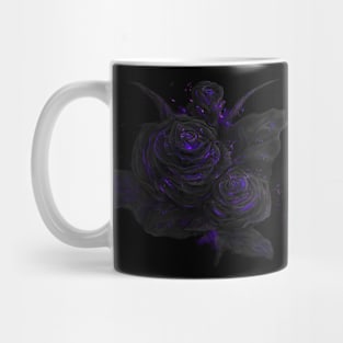 Sparkling roses - purple option Mug